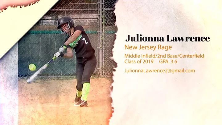 Julionna Lawrence Softball Highlights