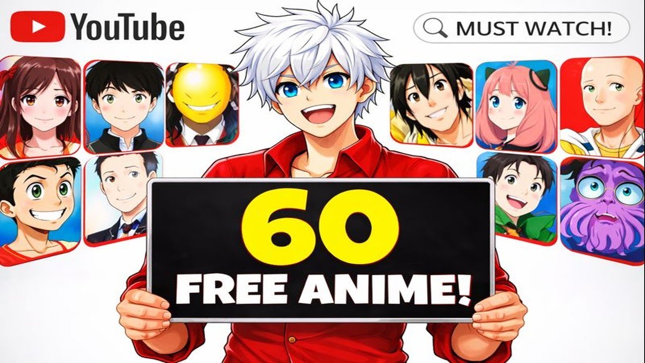Top 60 Anime You Can Watch FREE on YouTube