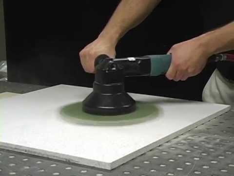 11 Diameter Dynorbital Sanding A Solid Surface Youtube