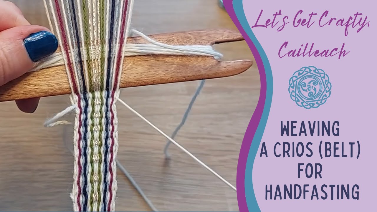 Weaving Using a Rigid Heddle | Making Our Handfasting Crios for a Pagan Wedding