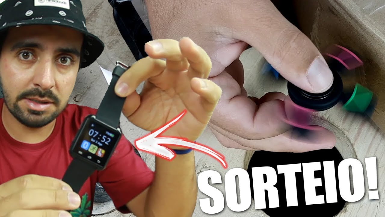 FIDGET SPINNER E SMART WATCH GEARBEST! + SORTEIO - YouTube