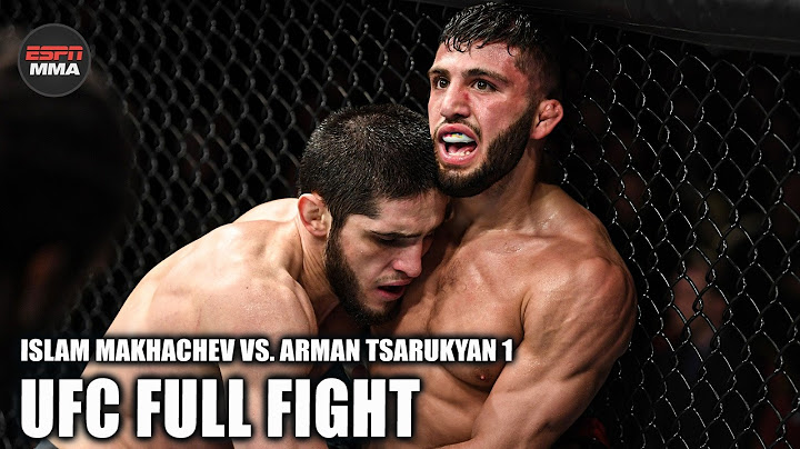 Islam Makhachev vs. Arman Tsarukyan 1 FULL FIGHT [UFC Russia - April 20, 2019] | ESPN MMA