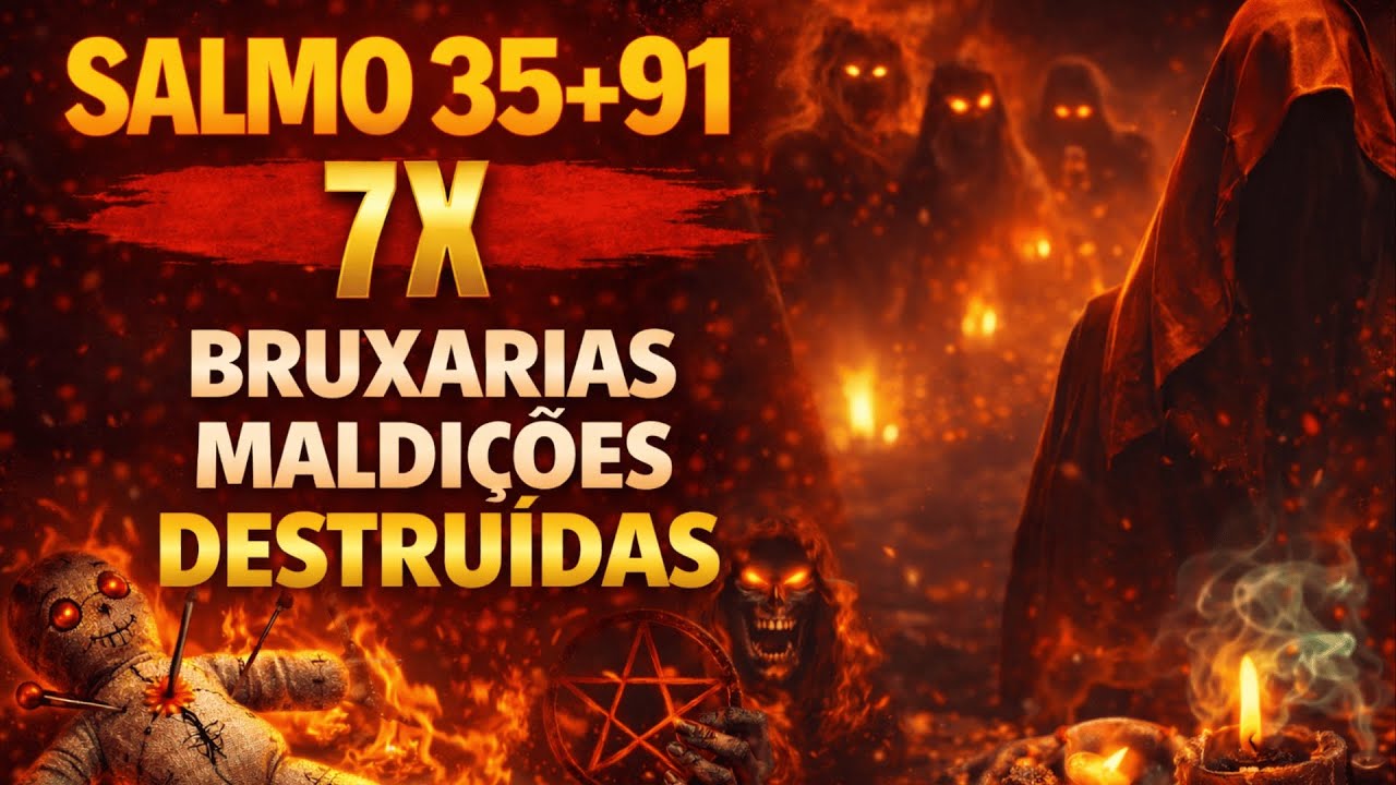 MIL CAIRÃO! 🔥 Salmos 35 e 91 (7x): Blindagem Intocável contra Feitiçaria e Inveja.
