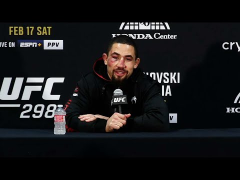 Robert Whittaker Post-Fight Press Conference | UFC 298