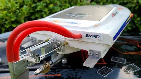 19" Water Bobber Hybrid Rc Tri Hull - Trim Tab & 4000kv Motor Test