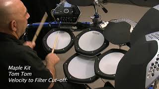 Simmons SD2000 - Filter Toms and Pitched Rim Demo