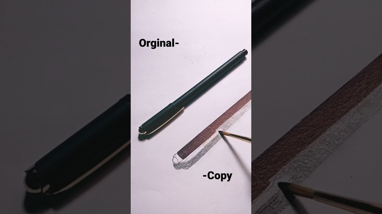 Black pen & Color copy pen #/#/Mr Artist🎨🎭👥... #