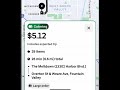 Uber Eats catering order. 30 minute drive, 29 Dishes, $5.12 incl. TIP. Turn to Social Media drivers