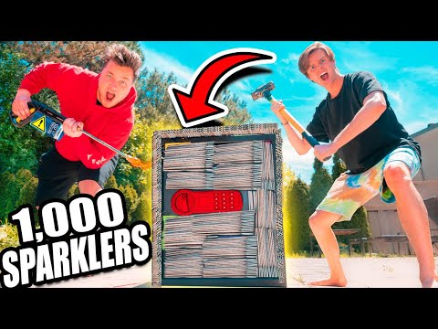 BREAKING Into ABANDONED SAFE With 1,000 SPARKLERS (Project Zero EXPOSED)