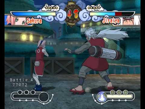 Naruto: Clash of Ninja Revolution Wii Прохождение / Walkthrough Single Player Sakura