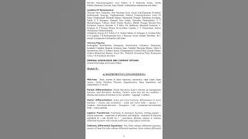 Kerala PSC syllabus of Assistant professor in Engg College ELECTRICAL AND ELECTRONICS ENGINEERING