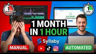 How to Use Syllaby to Automate Videos for YouTube, TikTok, and Instagram.