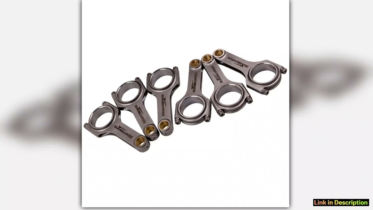 Connecting Rods Rod For BMW 328i 528i E36 E46 M52B28 135mm Pleuel Bielle 800HP 4340 Forged