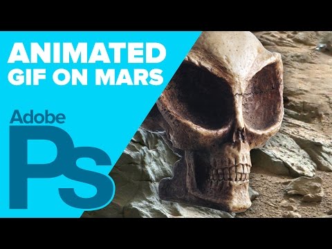 How to Create an Animated GIF, on Mars, in Photoshop