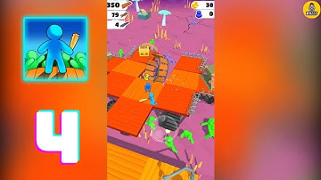 Zombie Raft Gameplay Walkthrough Part 4 (iOS, Android)