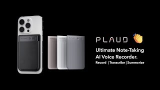 👏 Introducing PLAUD NOTE: ChatGPT Empowered AI Voice Recorder