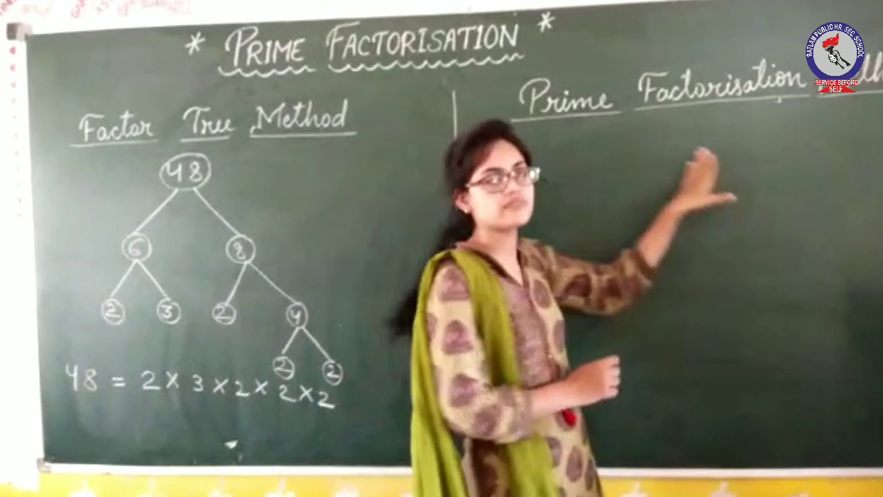 RPS Mathematics Class 4 Class 5 Prime Factorisation - YouTube