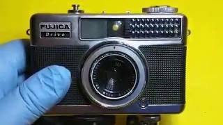 Fujica Drive Vintage Half Frame with 28mm Lens Sn 572754 - YouTube