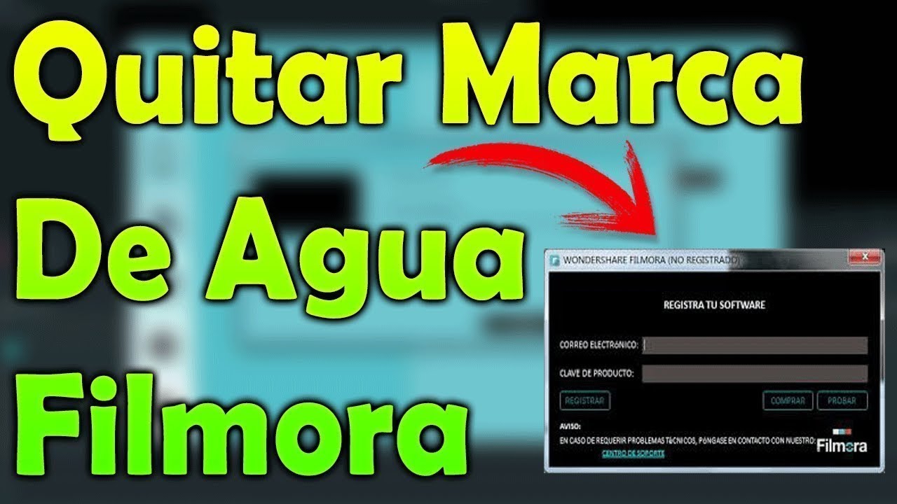 Como quitar la marca de agua de Filmora - YouTube