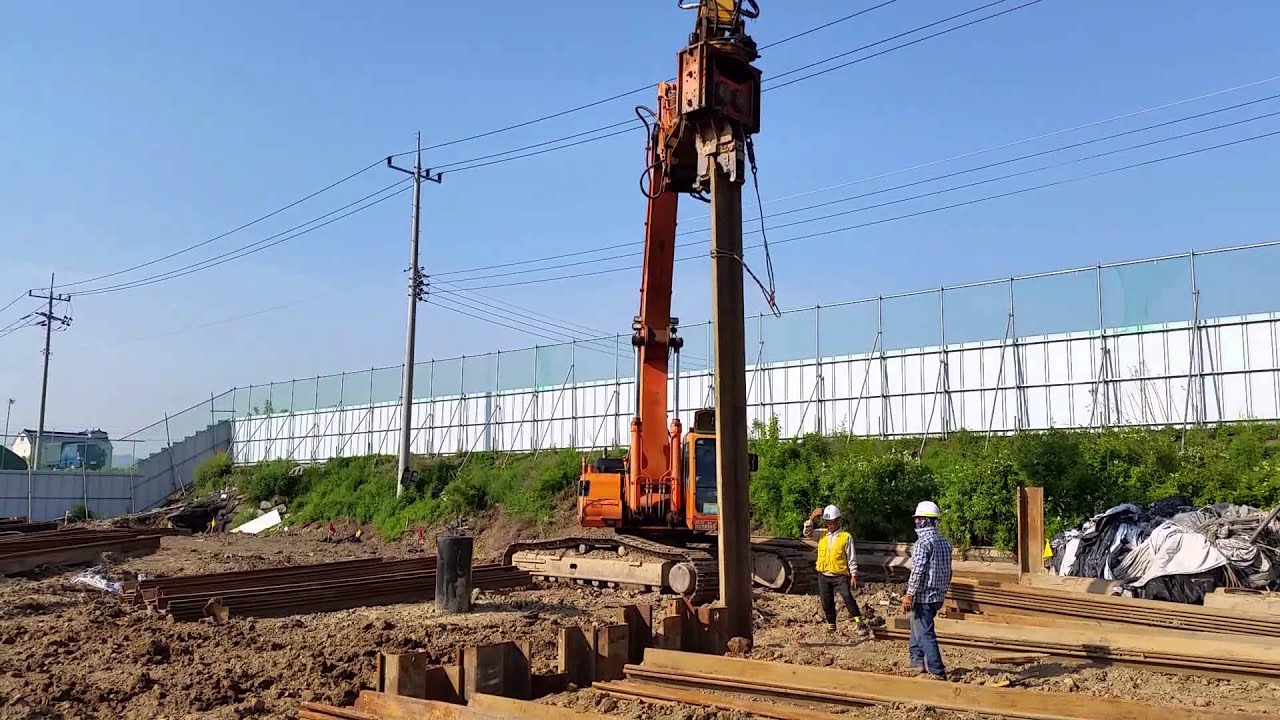 [ Winwin Used Machinery ] excavator mounted vibro hammer For sale YouTube