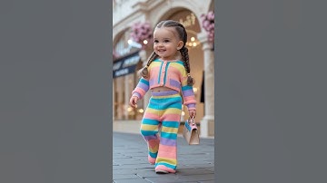 Cutest BABY STYLE TIPS 💖💛 Trendy Fashion Looks & outfit ideas #shorts #babygirl