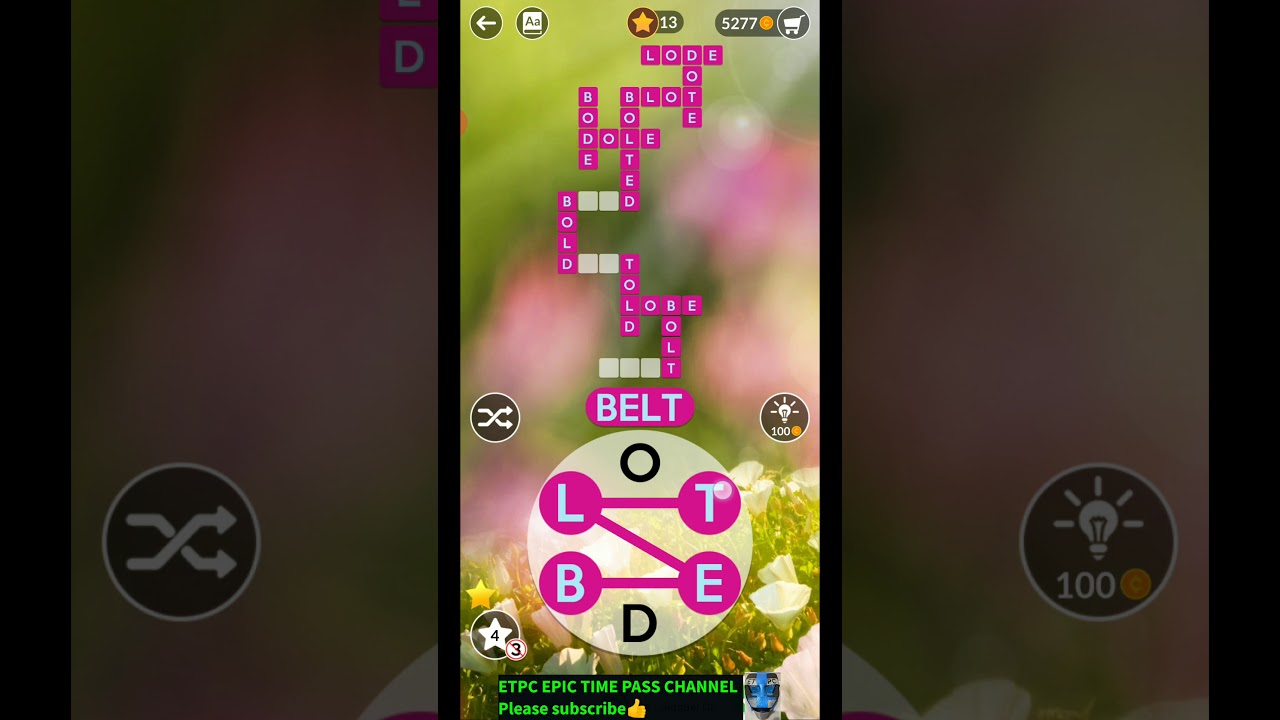 WORDSCAPES LEVEL 10525