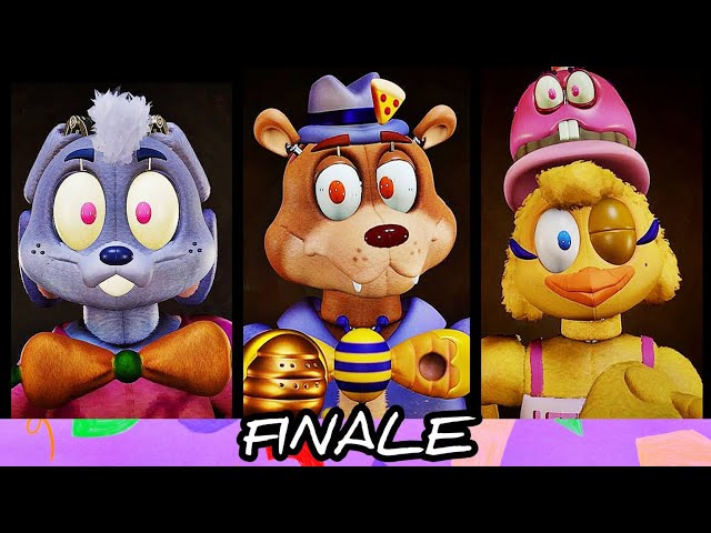 I REDESIGNED AND ANIMATED THE FAZBEAR GANG! 🐻🐰🐥 #fnaf