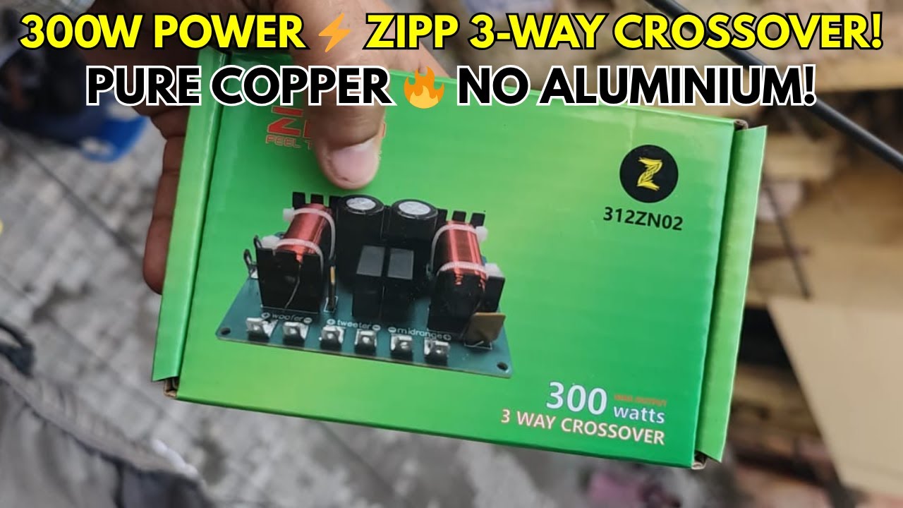 New ZIPP 312ZM02 3-Way Crossover | 300W Pure Copper Audio Filter