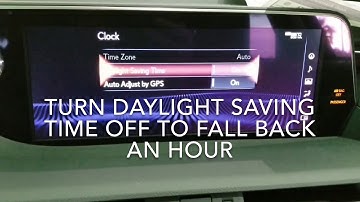 Learn How To Set The Clock In Your Lexus Vehicle