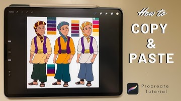 Procreate Copy and Paste Tutorial for beginners | All the ways you can copy and paste in procreate!
