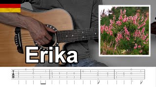 Erika (German soldier song) - fingerstyle guitar TAB