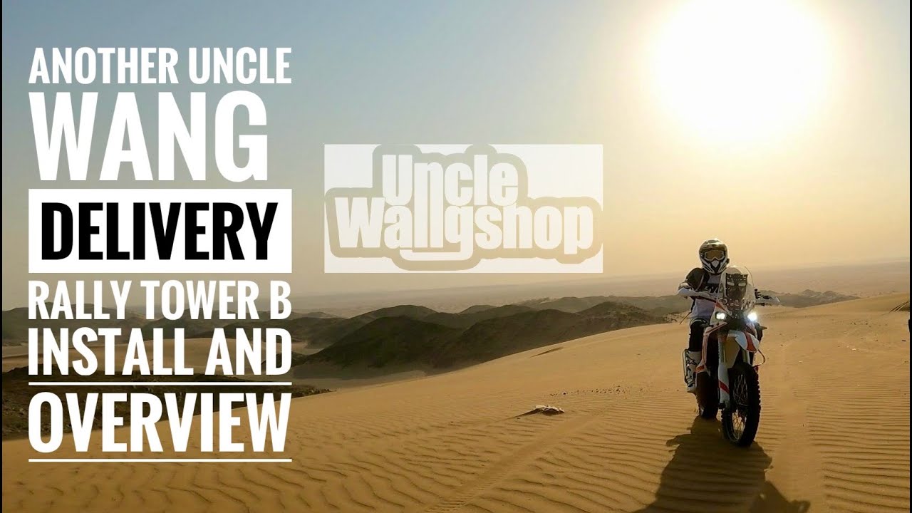 Uncle Wang unboxing - Rally Tower B install and other Kove 450 Rally parts