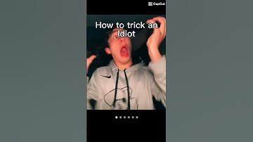 How to trick an idiot #funny #memes