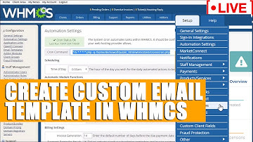 [🔴LIVE] How to create custom email template in WHMCS?