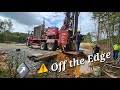 Well Drilling On A Floating Platform Going Deep In Search For Water 