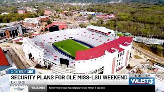 Officials detail security plans ahead of Ole Miss-LSU game