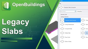 OpenBuildings Designer Update 9 and 10 | Placing Legacy Slabs