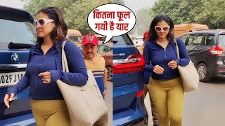 Omg Pregnant Kajol Devgan Spotted At Juhu Mumbai, Kajol Flaunt Huge Baby Bump