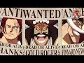 Las 15 Recompensas Más Altas De One Piece | Actualización 2019