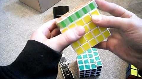 rubiks cube unboxing: V-cube 5