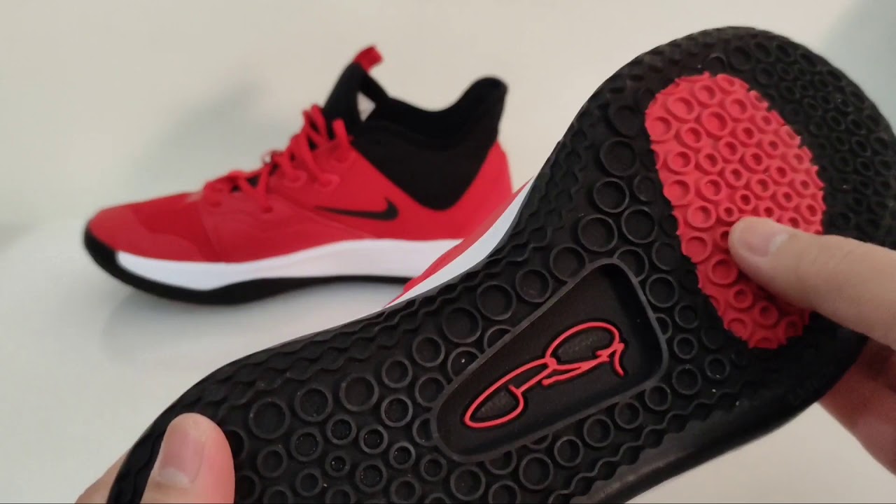Nike PG3 "University Red" - Close Up/On Feet 
