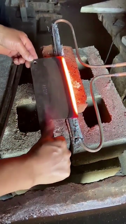 Induksi induction heater pandai besi sepuh pisau