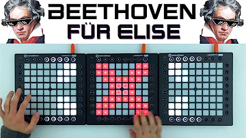 Beethoven - Für Elise // Dubstep Remix (Triple Launchpad Cover)