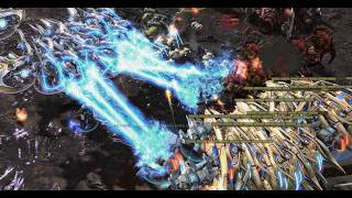 NUKES! Hanaru 4v4 PTZZvPTTT on Riptide! - StarCraft 2 - 2026