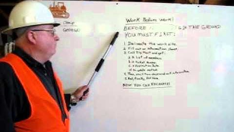 Dig Alert Certification  #1 Procedures- by James Mulgrew