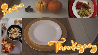 How to prepare Thanksgiving - Thanksgiving recipes - cook with me 🌾👩🏼‍🍳