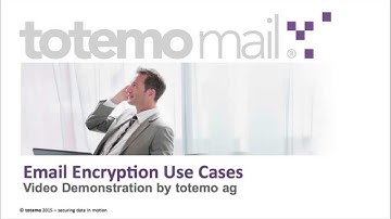 totemomail® Video Demo Use Case 1 "Onboarding" (english)