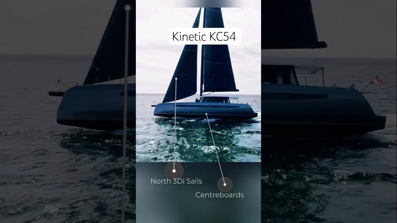 ⁣The Kinetic KC54. The Ultimate 54' Carbon Cruiser. #yachts