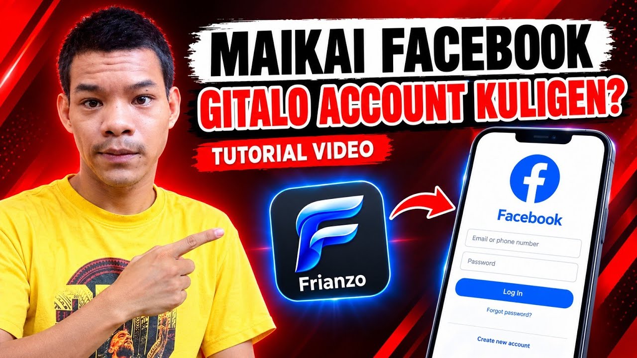 Maikai Facebook Gitalo Account Kuligen Tutorial Video - YouTube