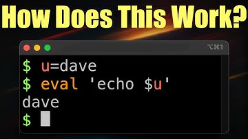 `eval` vs. `exec` in Bash Scripts & how `eval` works by evaluating a string in your current process.